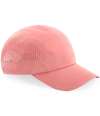 BB188 B188 Beechfield Technical Running Cap Salmon Pink colour image